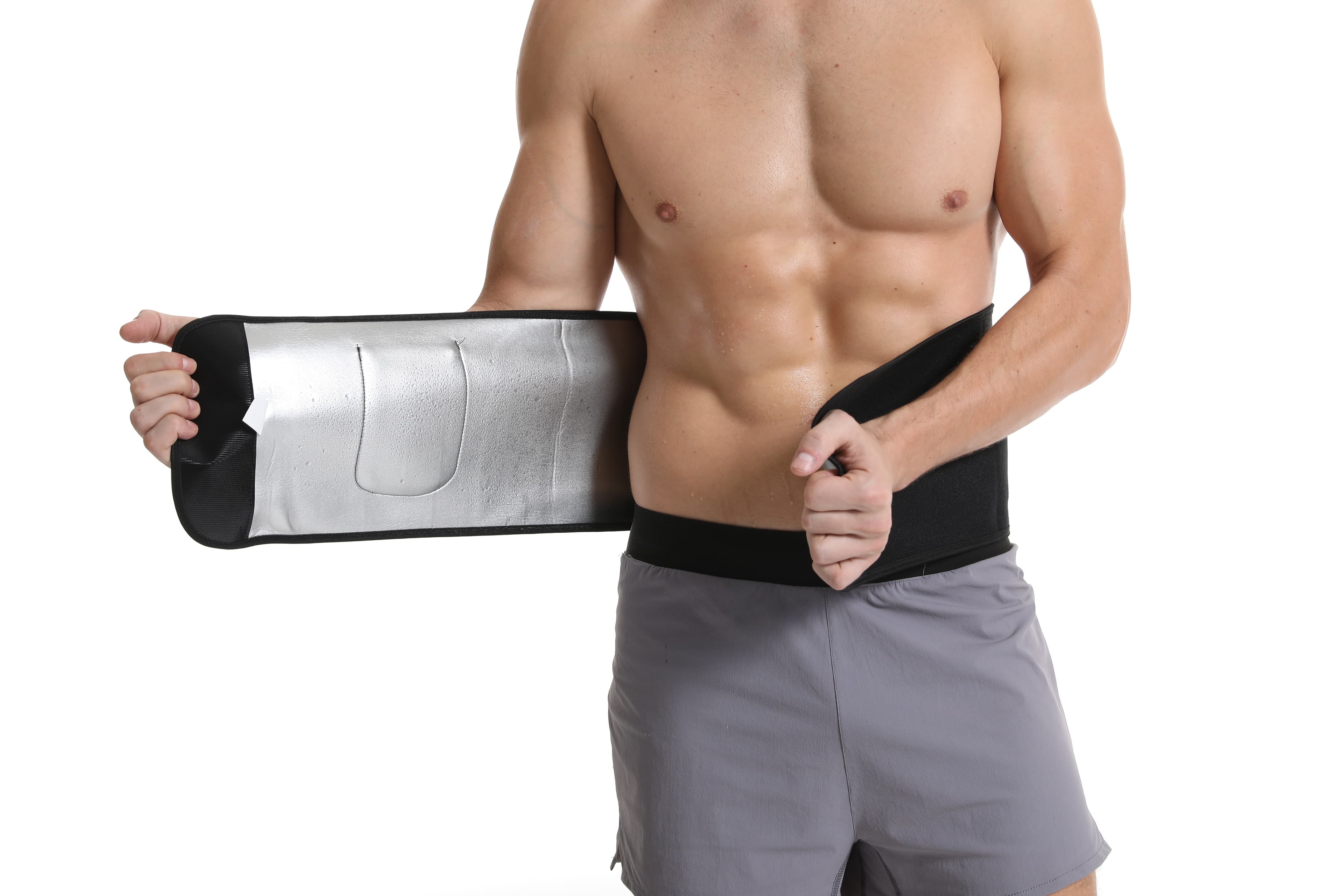 Men's And Women's Body Shaping Waist Training Sweat Belt Sauna Sweat Trainer Trimmer Waist Cincher Slimming Waist Trainer