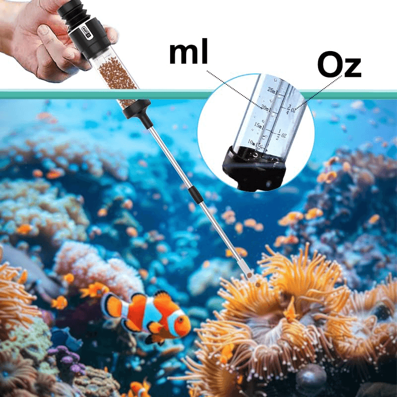Carefree Fish Aquarium Siphon Upgraded Turkey Baster Fish Poops Collector Feeding Tube For Fish And Coral