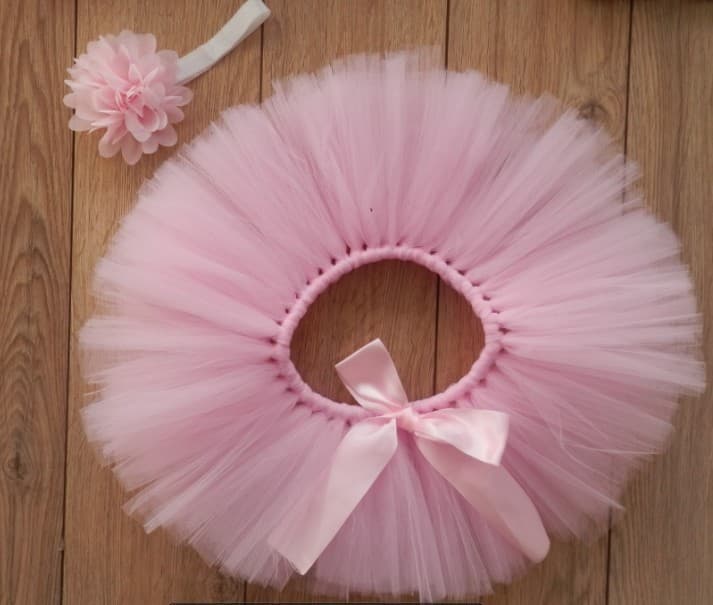Newborn Tutu Dress, Baby Bunny Photography Outfit, European Style Infant Photo Prop For Photoshoot