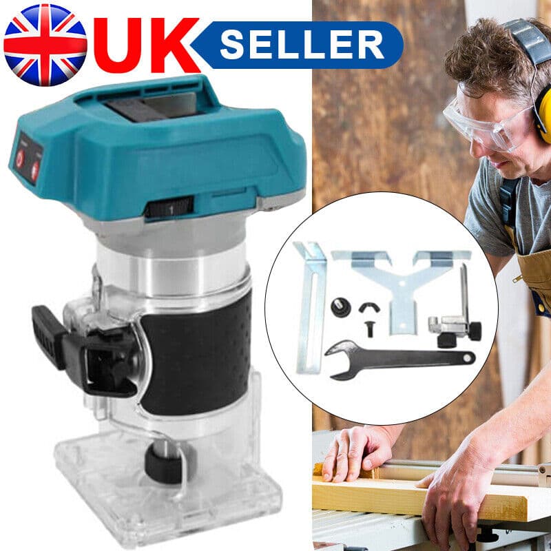 For  Battery Brushless Cordless Electric Hand Trimmer Router Laminate 18V