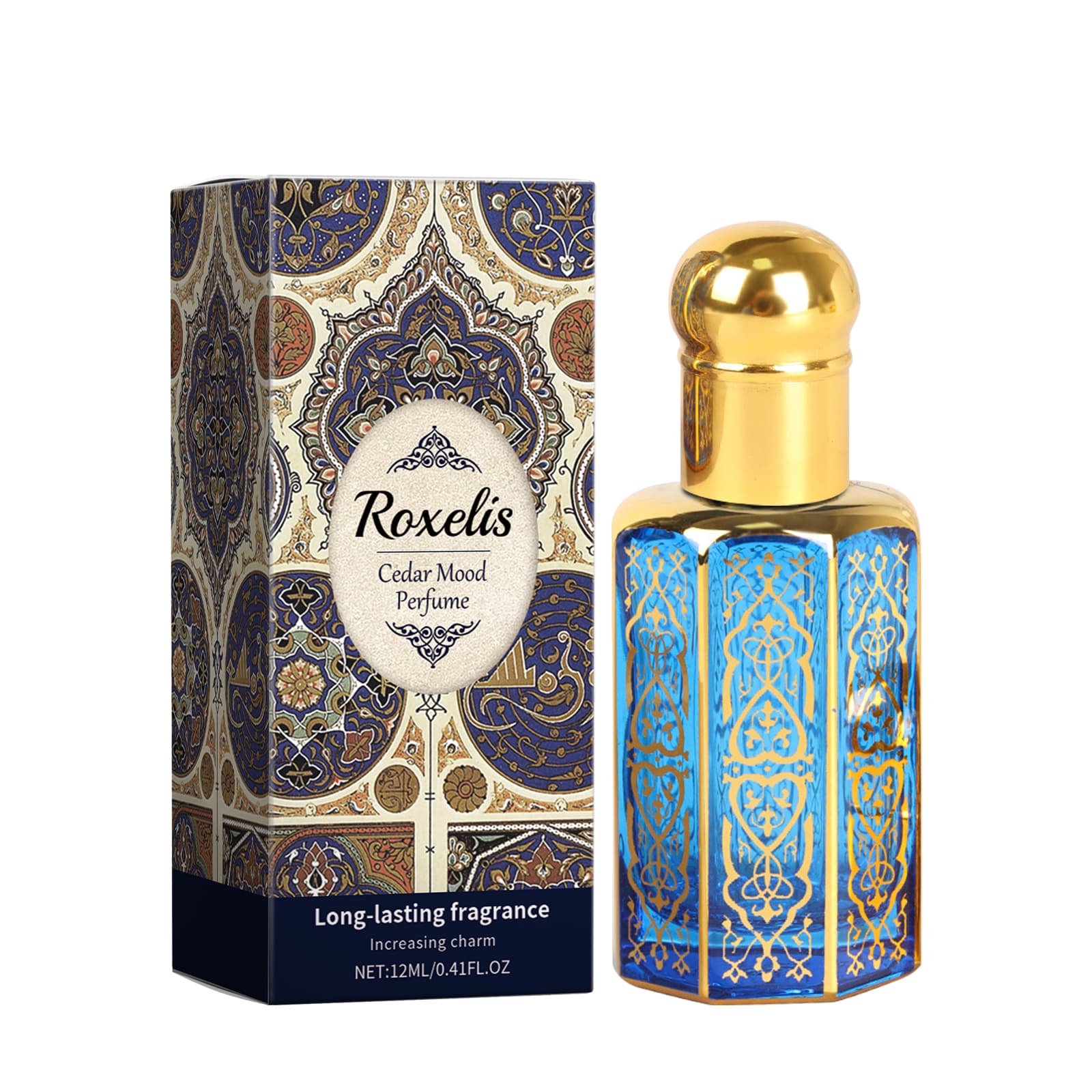 Cedar Mood Arabian Roll On Perfume Oil, Long Lasting Woody Fragrance For Men Women, 12ml