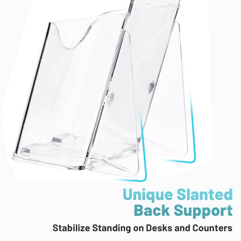 Premium 6-Pack Leaflet Holder, Menu Holder
