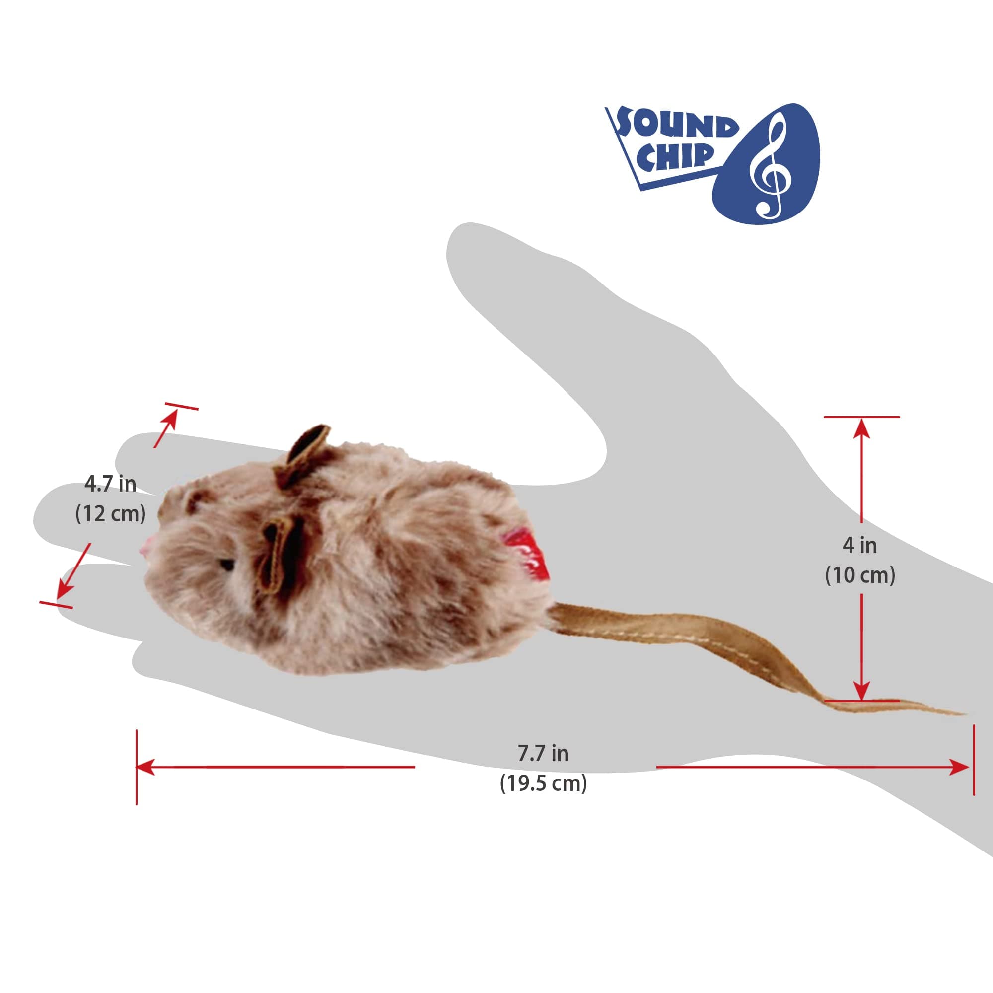 Cat Squeak Toy - Interactive Mouse Cat Toy With Melody Chaser For Kitten Play And Boredom Relief