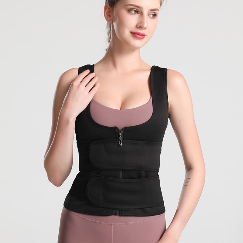 Cross-border Hot-selling Belly-tucking Double Belt Shaping Garment Belt Shaping Double Belt Vest Chest-supporting Corset Tight