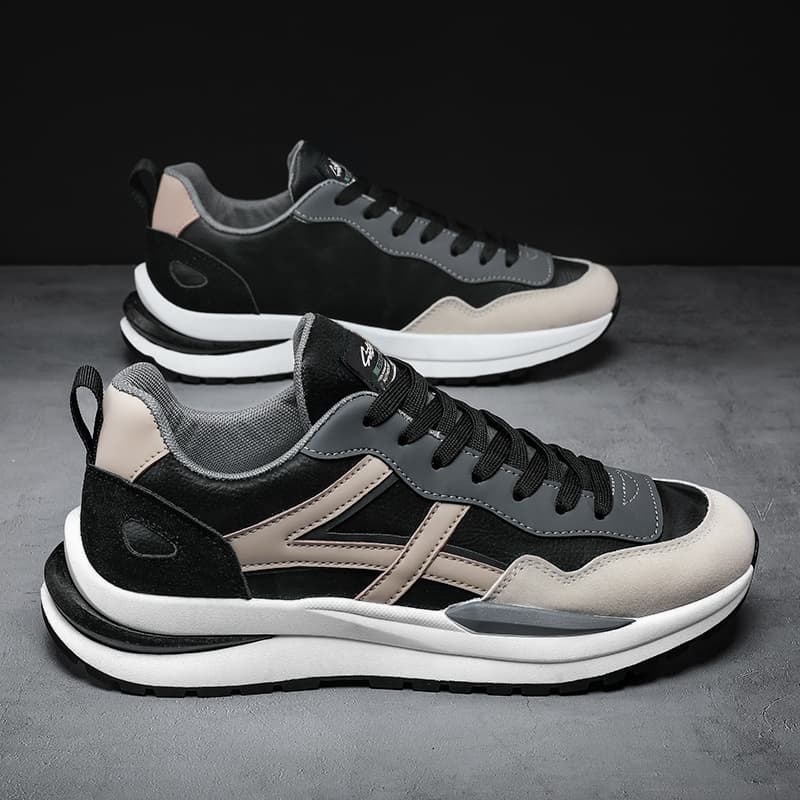 New Arrival Men's Shoes, Autumn & Winter Trendy Soft Sole Casual Cortez Shoes, Retro Versatile Thick Platform Dad Shoes For Men