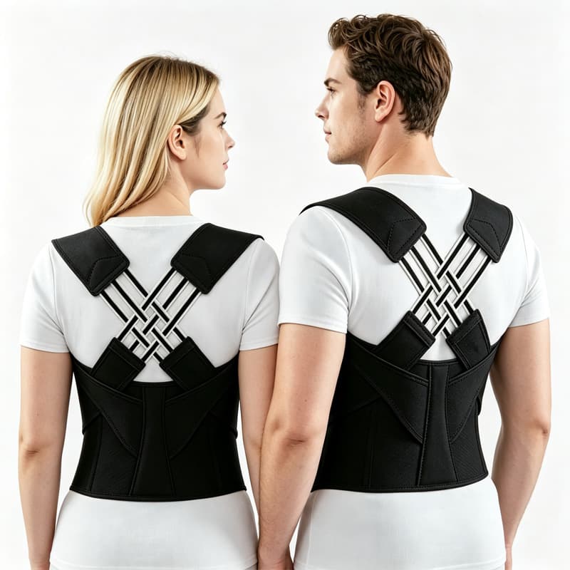 Posture Corrector For Men Women, Adjustable Anti Hunchback Back Brace, Breathable Shoulder Straightener For Upper Back Posture Support