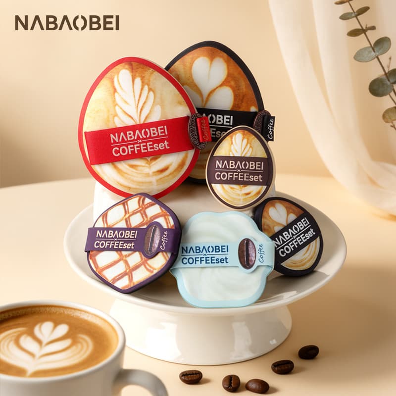 Caramel Macchiato Series Ultra-Soft Creamy Touch Sponge Combo  3Pcs Per Pack