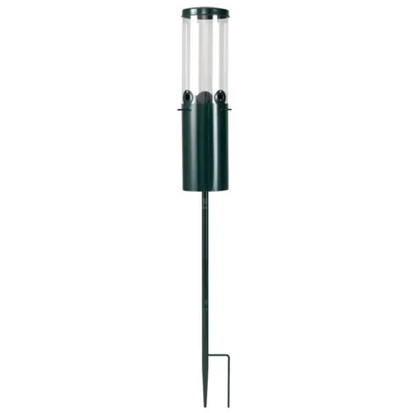 Standing Bird Feeder Squirrel-Proof, 4 Feeding Port With Perches Heavy-Duty Metal & PC Construction