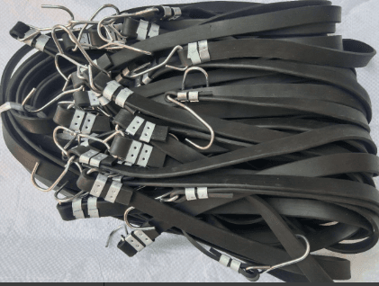 Cargo binding rope-black-polypropylene thread + rubber band-1 piece