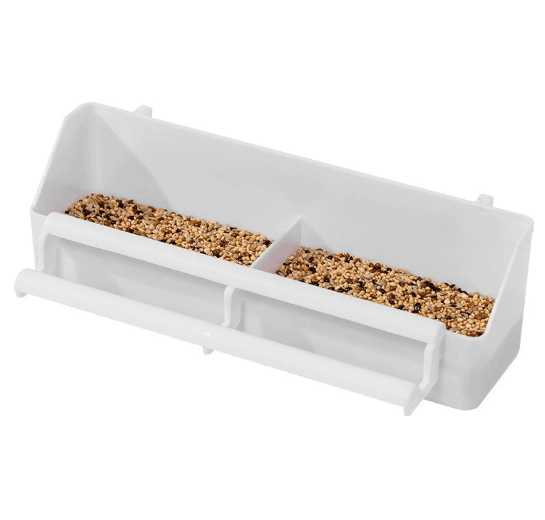 Bird feeding box-white-1