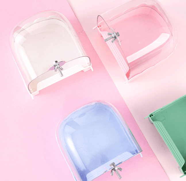 Small bird bath box-random color-13 * 13.5 *14.5cm-1 piece