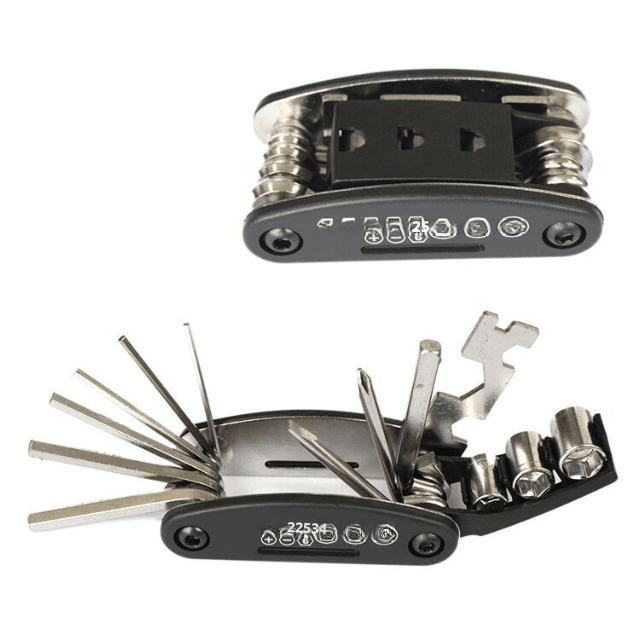 Multi-function screwdriver-black-chrome plated-1 piece