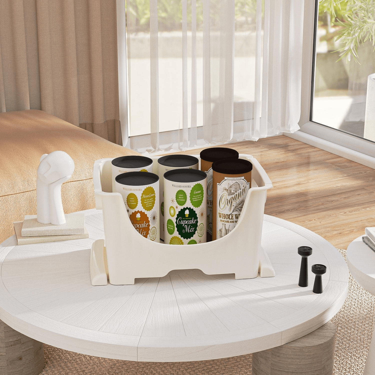 Open shelf-Nordic white-32 *21cm-pp-1 piece