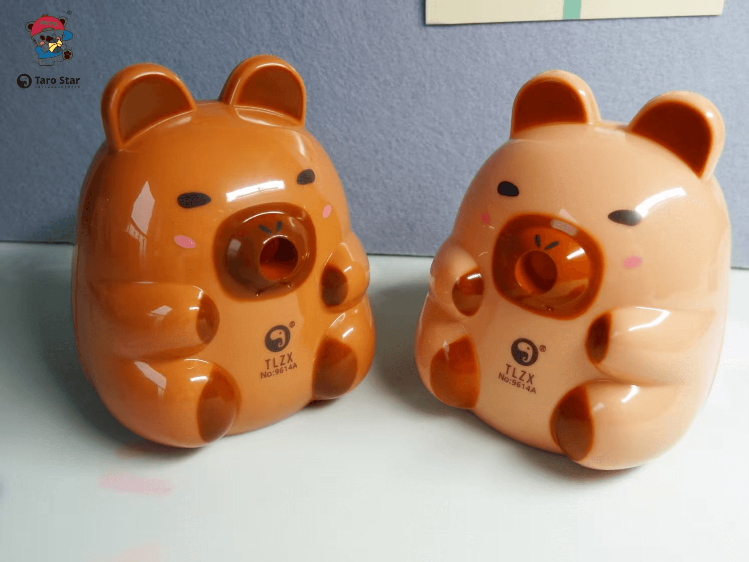 Cartoon pencil sharpener-Light brown-ABS-1 piece