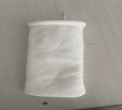 Fish tank filter cotton-magic bag-white-17X37cm-chemical fiber-1 piece