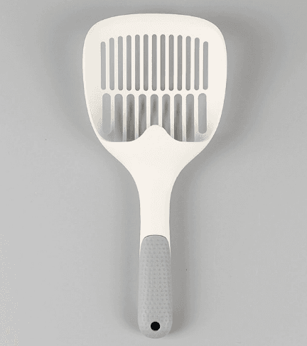 Dense-hole cat litter shovel-white-pp-1 piece