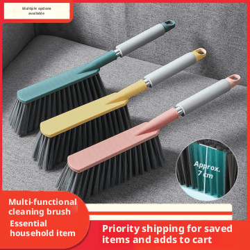 Multifunctional long-handle bed brush-yellow-1 piece