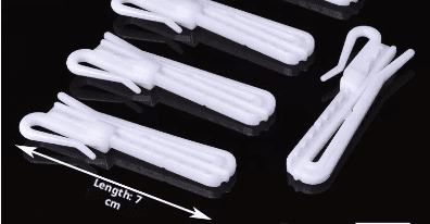 Window hook-white-length 7cm [one pack]