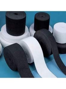 Thickened high-elastic elastic band-black-0.6cm wide 10m long-1 piece