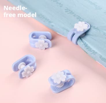 Four-leaf clover quilt holder-blue-needle-free-1 piece