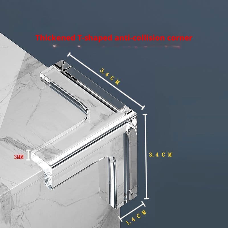 Transparent anti-collision angle-T-transparent-1 pack