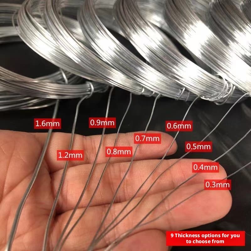 Handmade thin iron wire-length 50m thick 0.6mm-1 roll