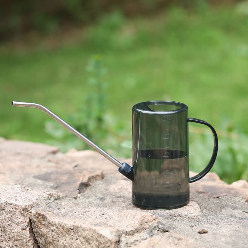 Long-spout watering pot-high-grade gray 1L-1 pack *[Patent]