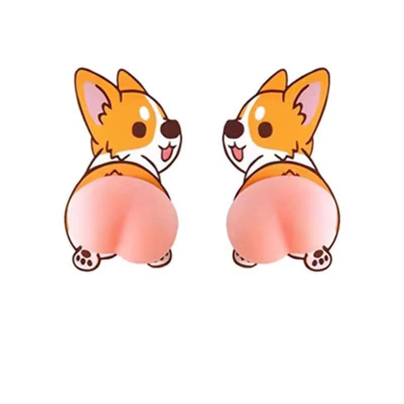 Soft butt refrigerator stickers-Keji-1 pair