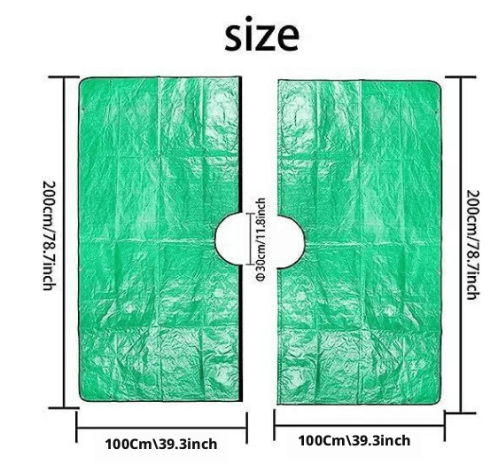 Falling leaf carpet-2 * 2m aperture 30cm-1 pack-bag