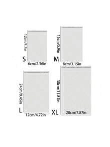Transparent self-adhesive bag-double layer 5 wire-L size-100 pieces/bag