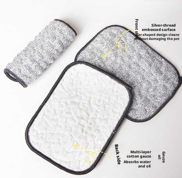 Silver wire dishcloth-1 piece
