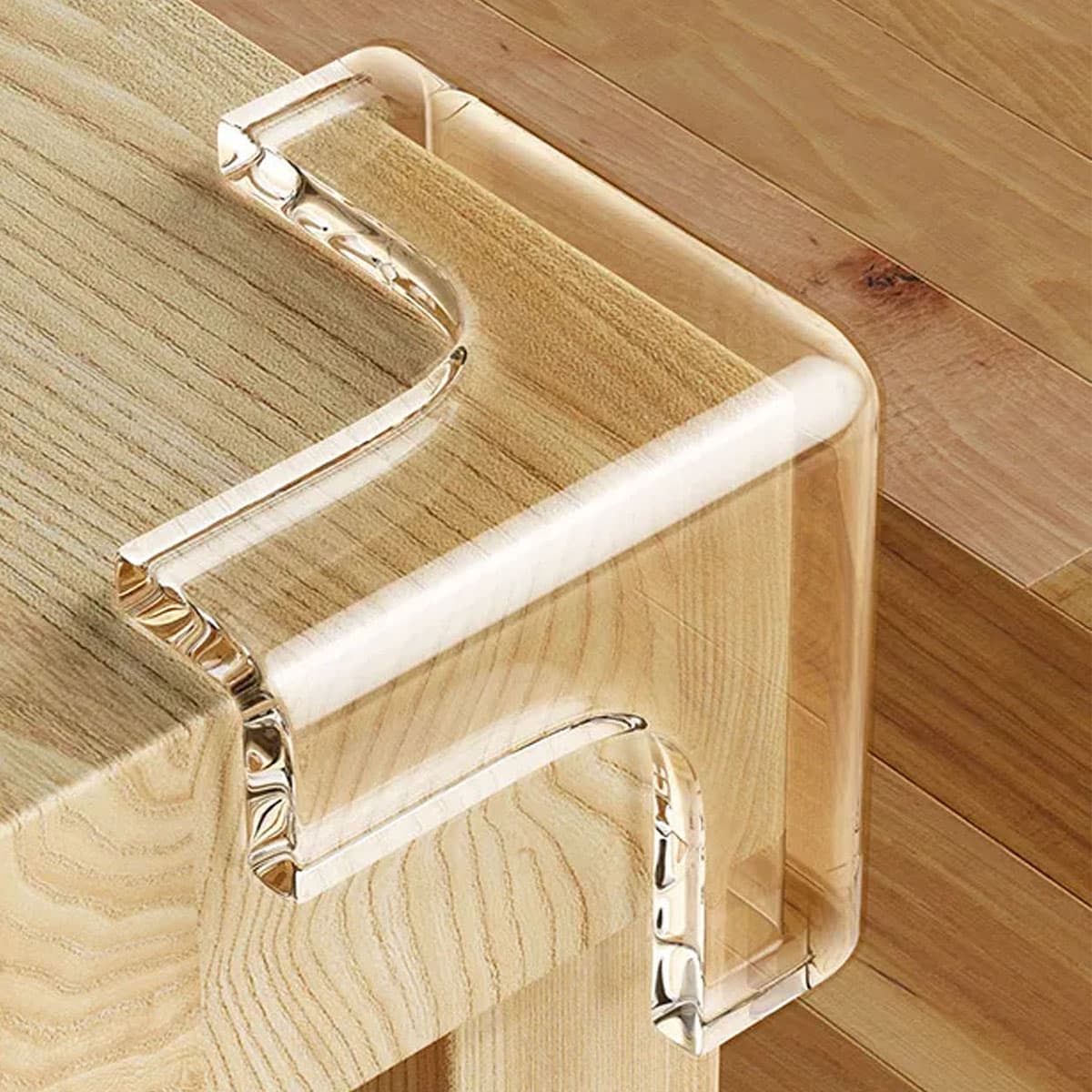 Transparent Anti-collision Corner-T Type-Transparent-Ten Pack
