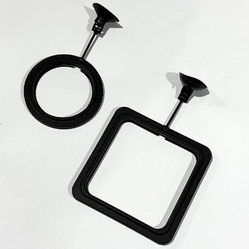 Fish tank feeding ring-round-blue-1 piece