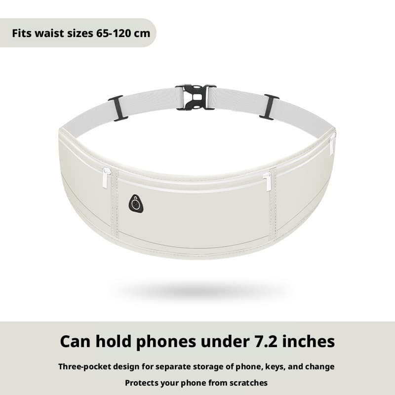 Sports waist pack-Premium gray-1 piece