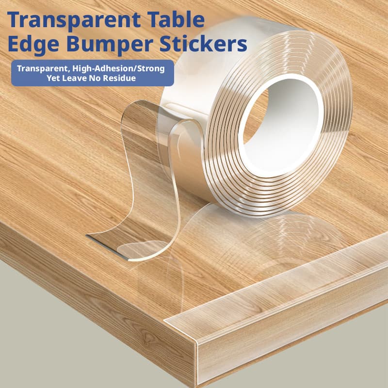 Transparent Table-Side Anti-Impact Strip-Width 5cm Thick 2mm Long 2m-1 roll