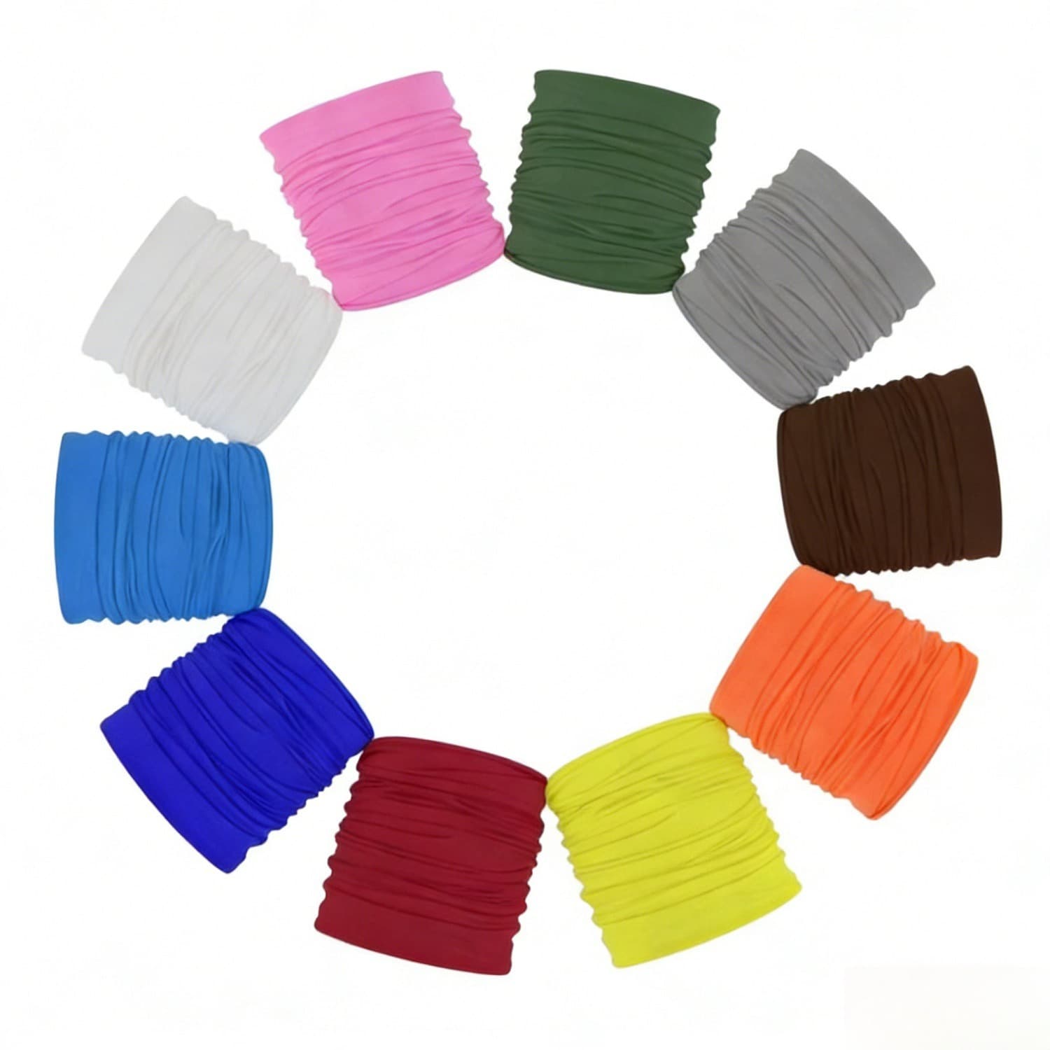 Multifunctional Headscarf Set - 10 Pieces In Various Colors For Versatile Everyday Use - Multi-piece Party Gift Set