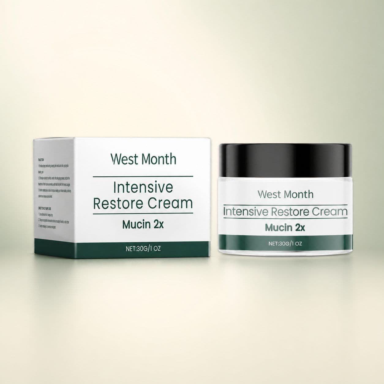 WEST MONTH Face Moisture Cream, 30 g
