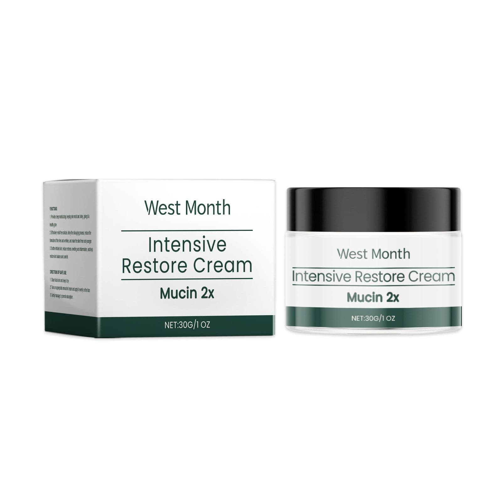 WEST MONTH Face Moisture Cream, 30 g