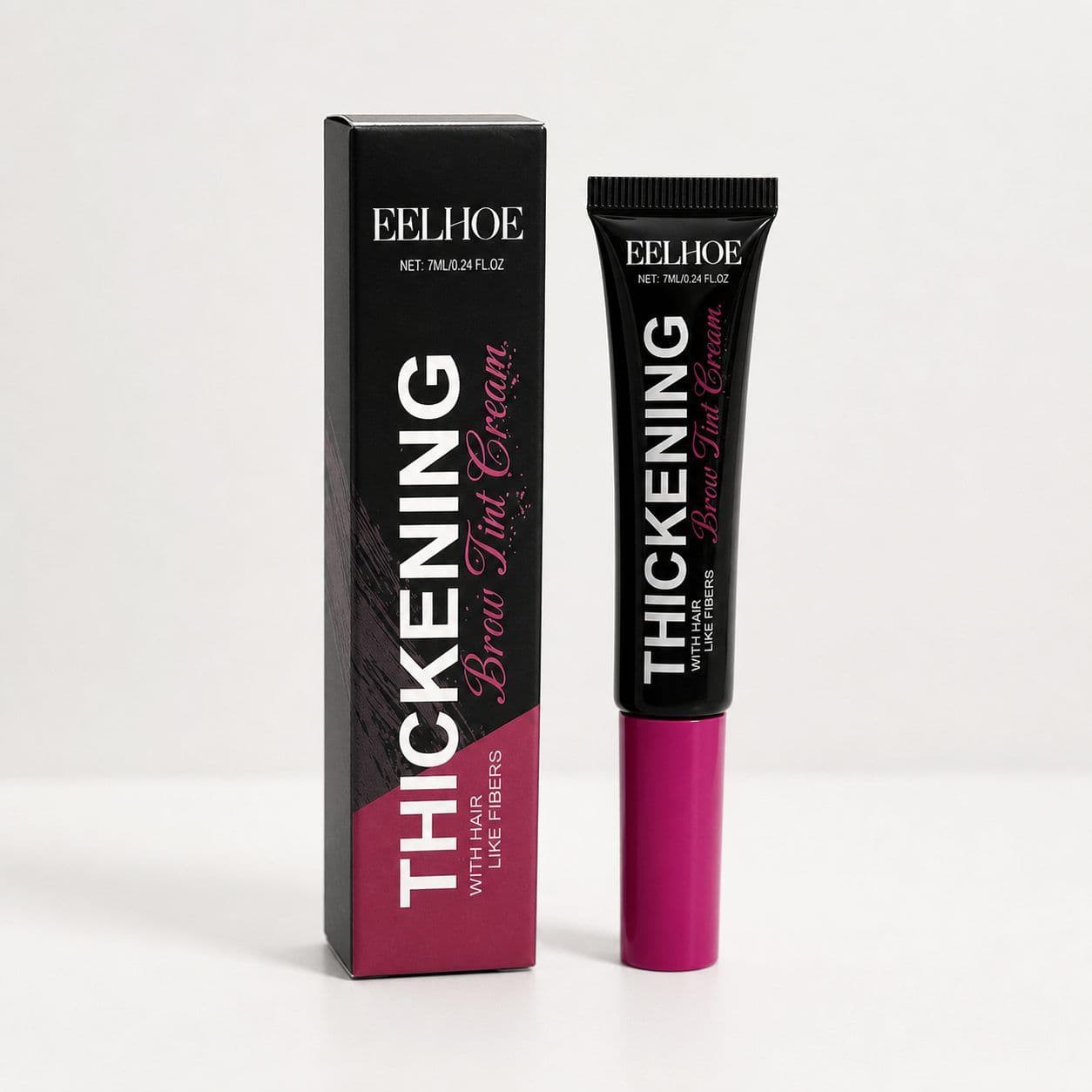 EELHOE Fiber Brow Tint, Black, 7 ml