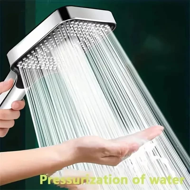 Adjustable 3 Mode Rainfall Shower Head High Pressure Water Saving Handheld Showerhead Bathroom Accessories