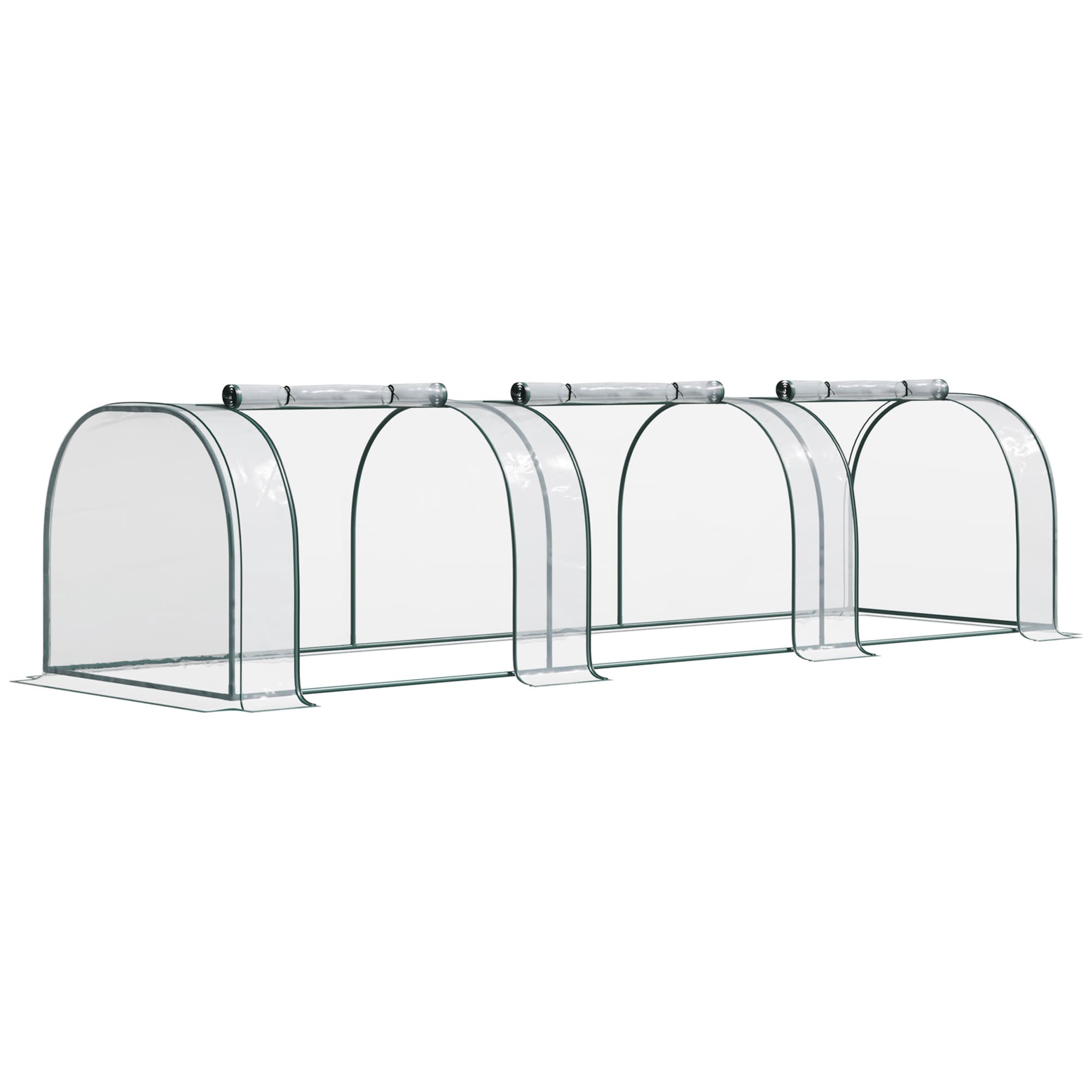 350 X 100 Cm Low Tunnel Greenhouse-Clear
