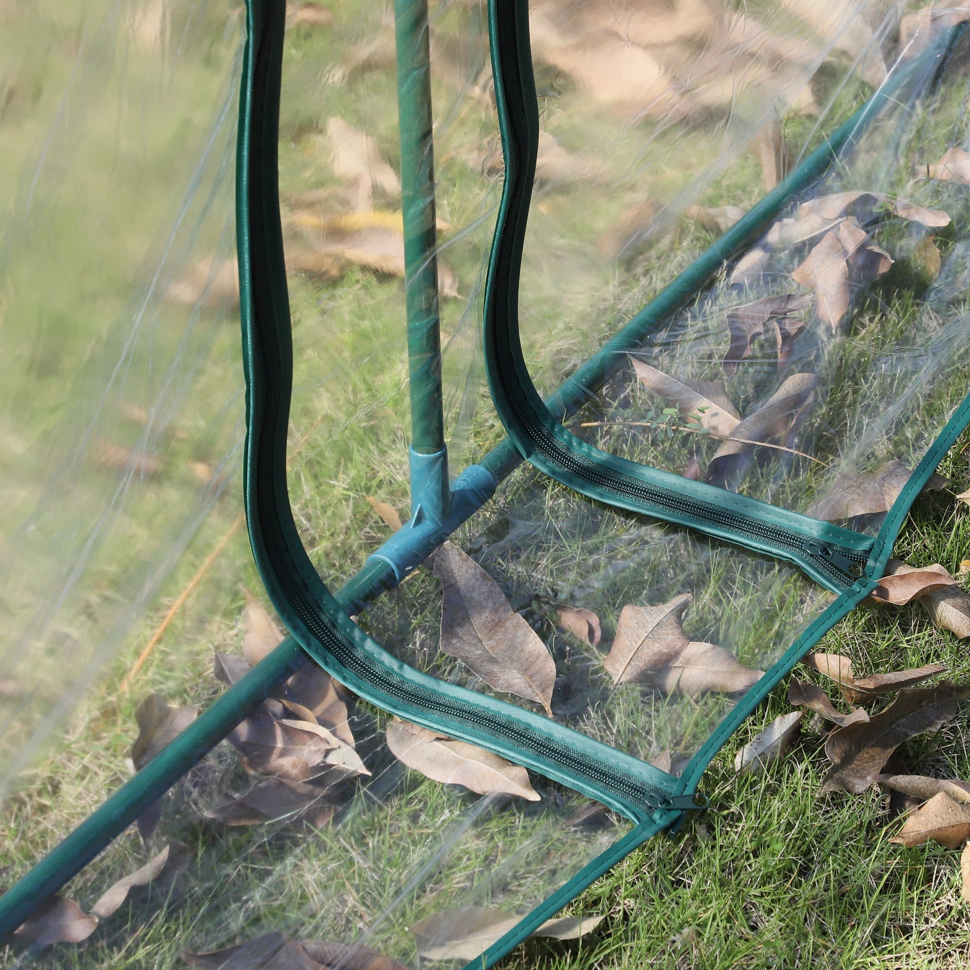 350  X 100 Cm Low Tunnel Greenhouse-Clear