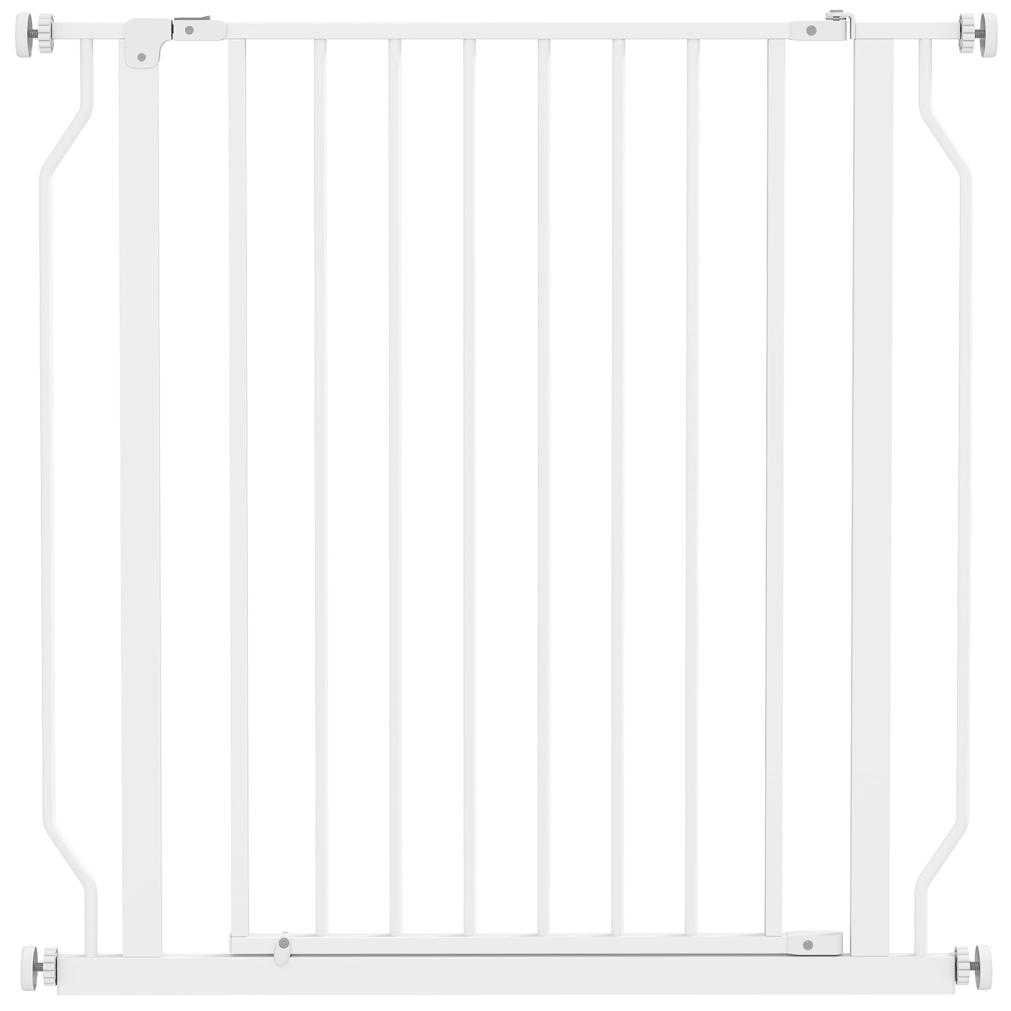 Ultra Wide Pet Safety Door With Door Pressure Device, Suitable For Doorways, Corridors, Stairs - White