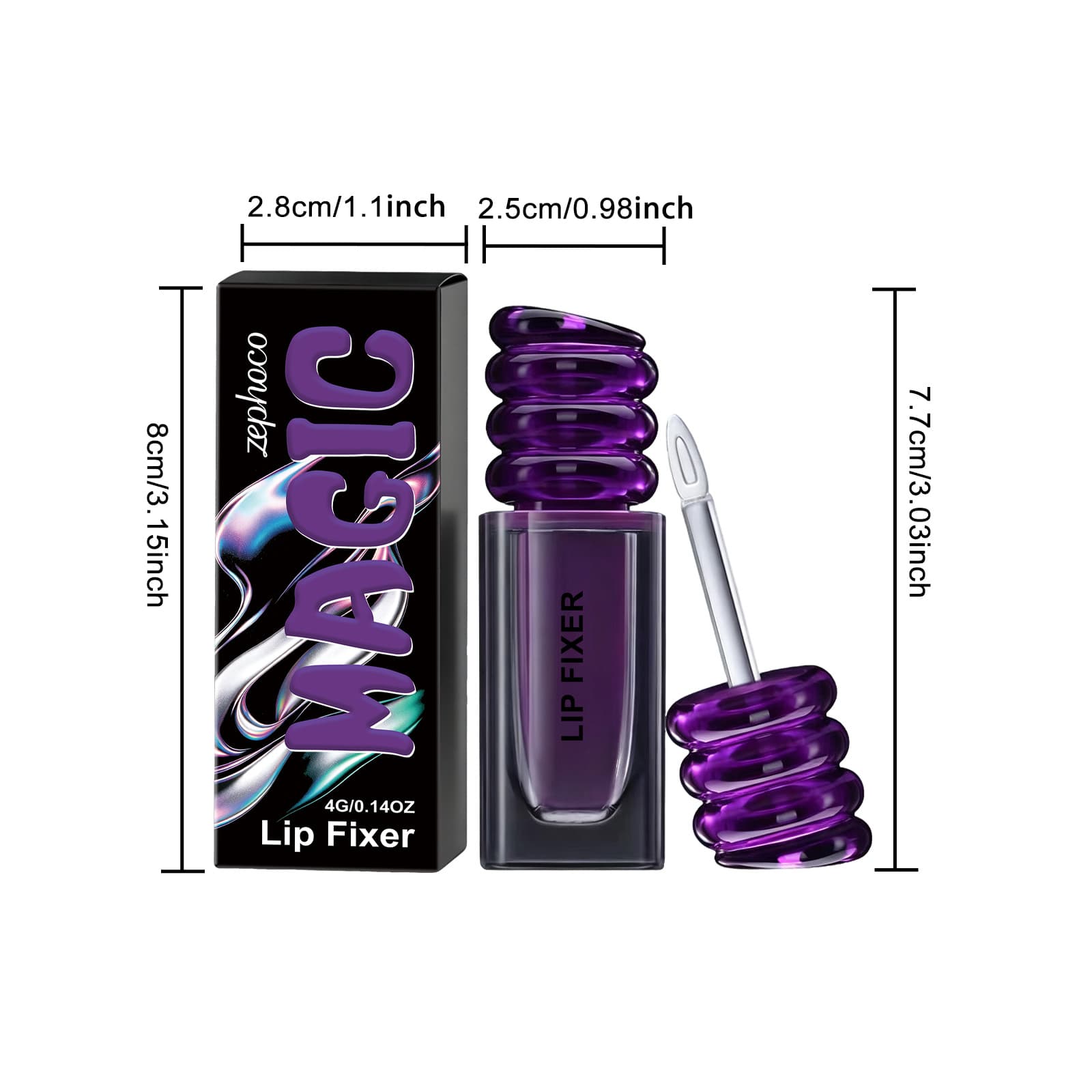 Zephoco Lip Fixer, 4g, Lipstick for All Skin Types