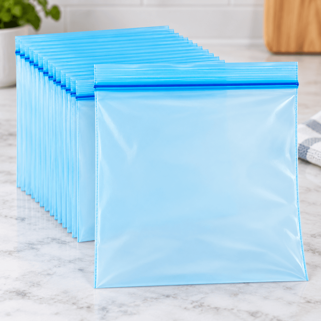 These Bags Of Congelación With Closure Airtight Are Ideal For Keep The Freshness Of Their Food Both In The Freezer Como In The Refrigerator