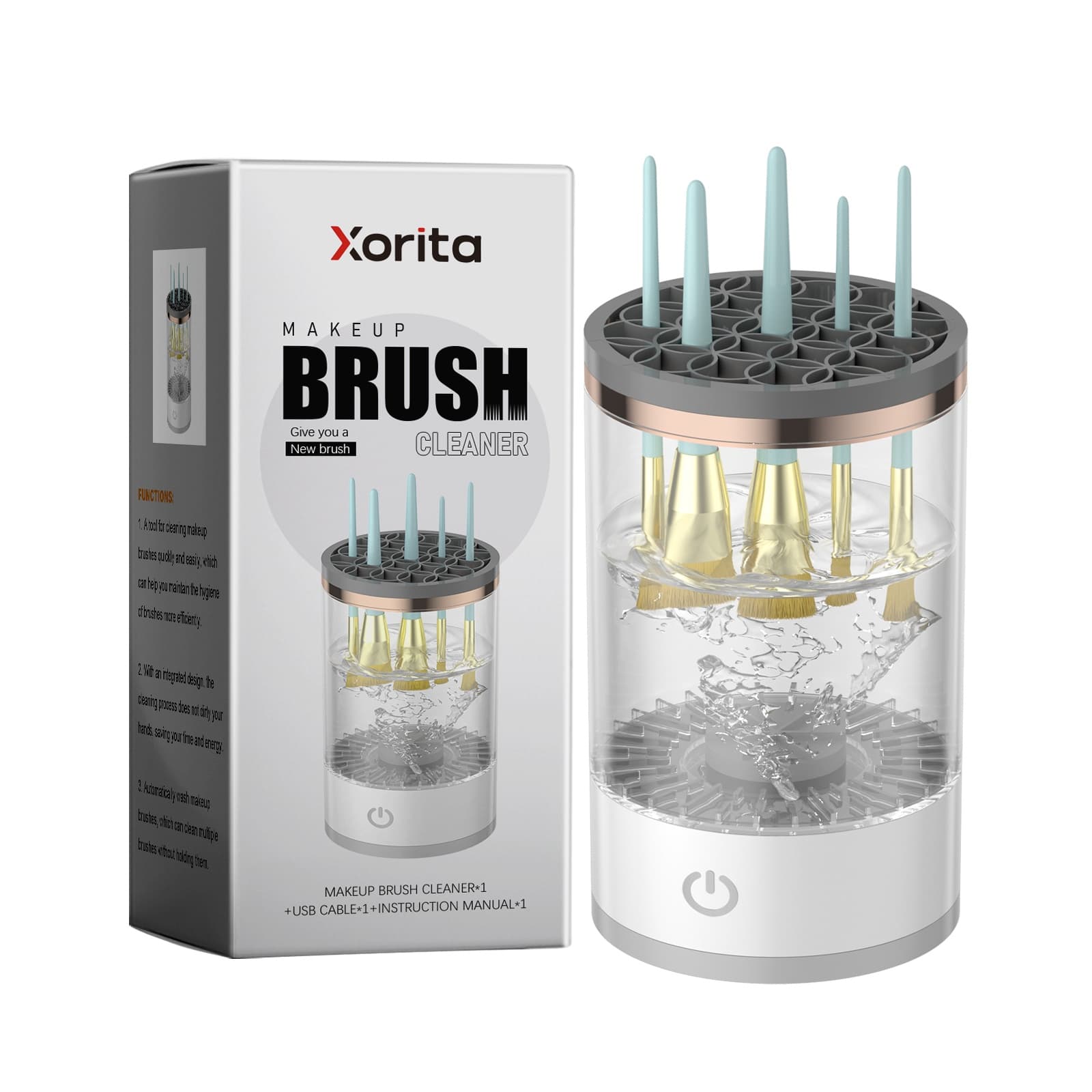 Makeup brush cleaner, with Makeup brush cleaner * 1