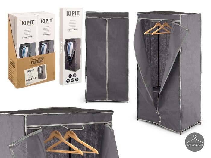 Wardrobe Of Fabric From The Brand Kipit, Designed For Optimize The Storage Of Clothing In A Practical Way