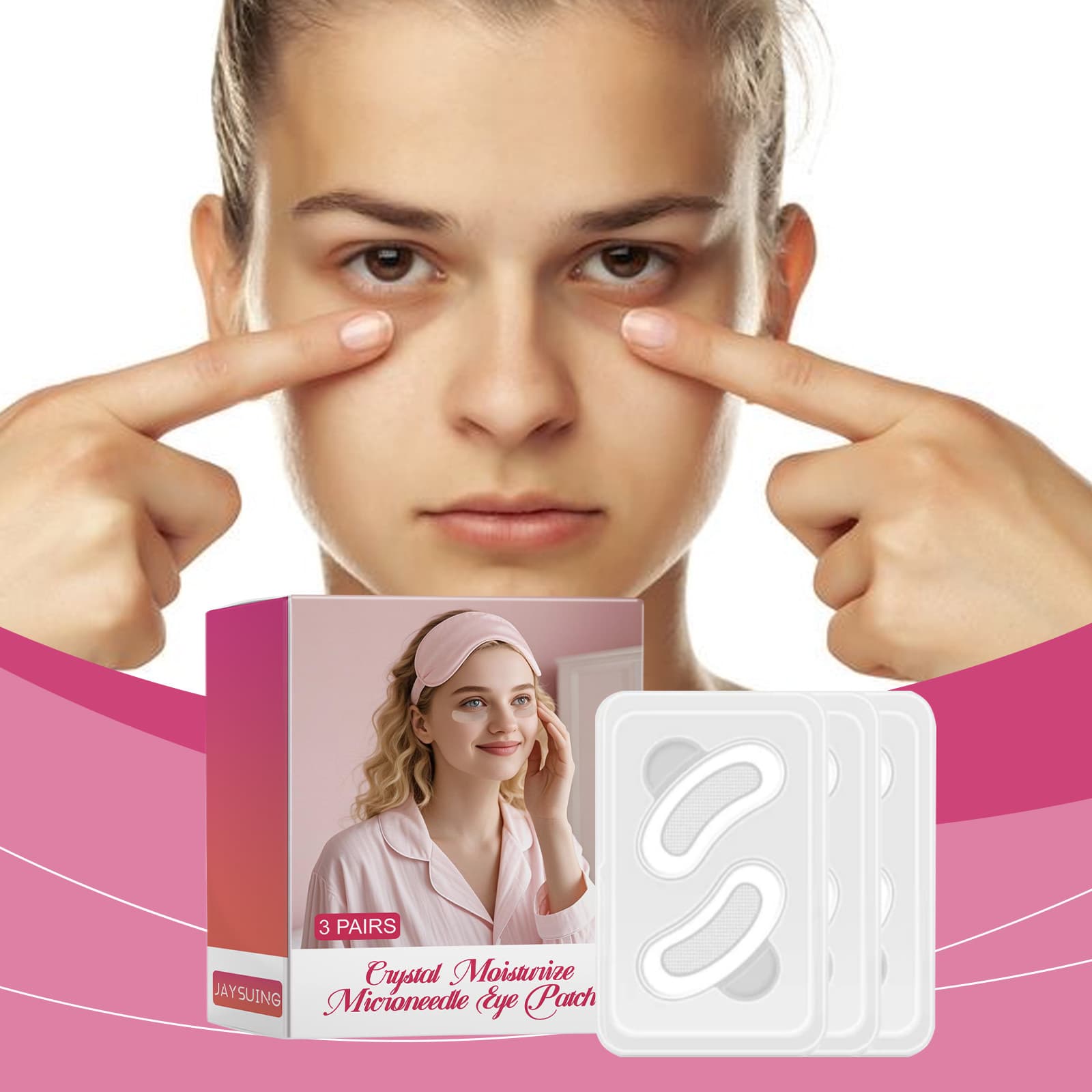 Eye Patches, 3pcs, Eye Care Product for All Skin Types