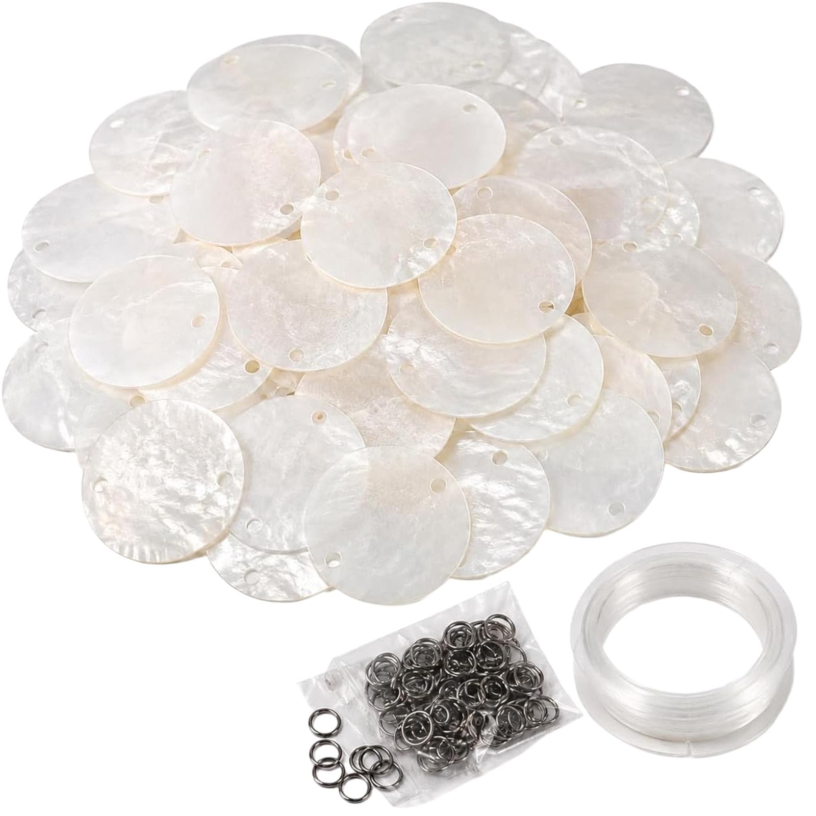 Toy, DIY Round Natural Seashell Plate Wall Decoration for Kids Play