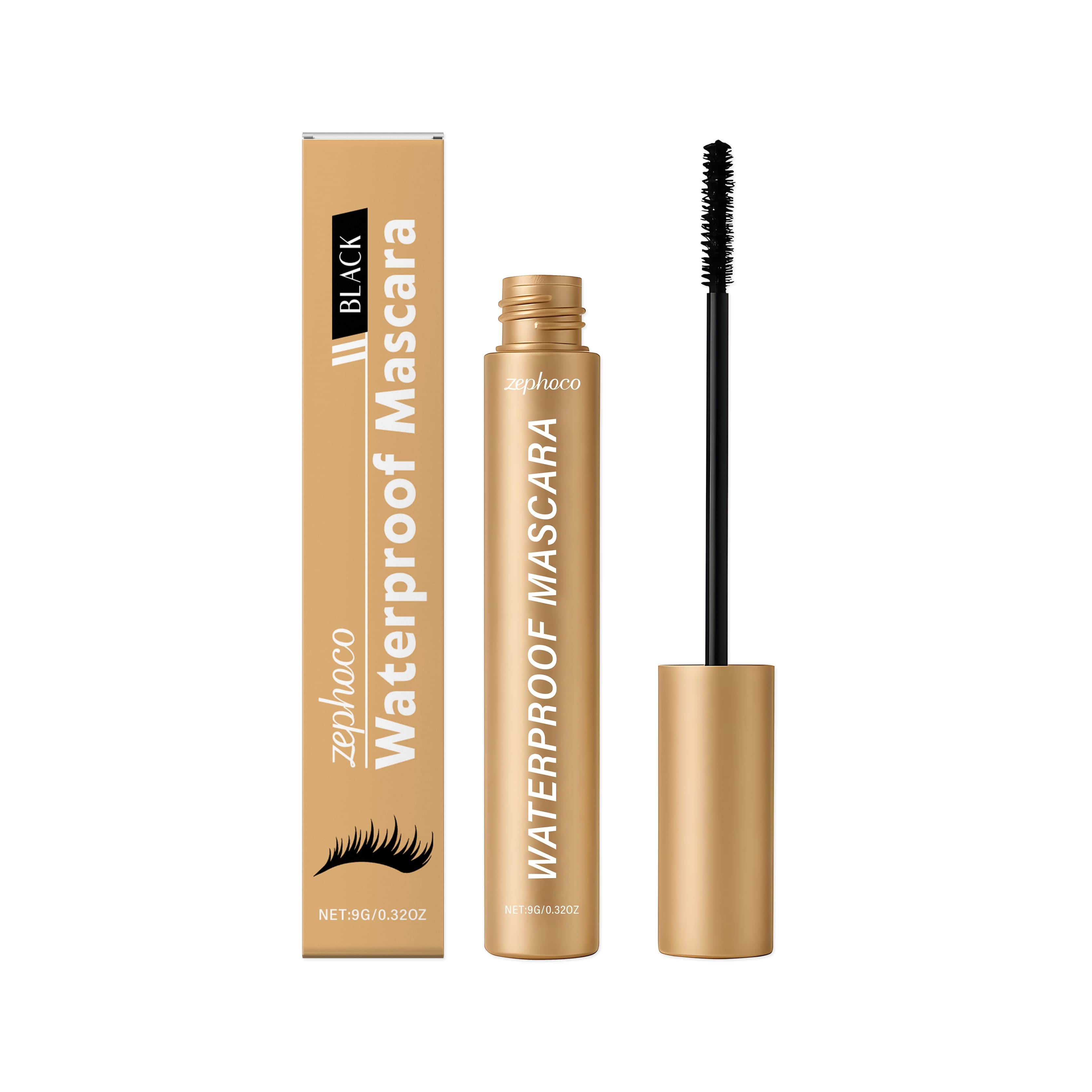 Black Curling Mascara, 9g, Curl Mascara for All Skin Types